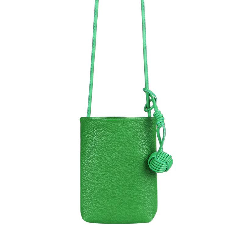 Royal Bagger Mini Crossbody Bags, Genuine Leather Mobile Phone Bag, Luxury Shoulder Coin Purse 1613