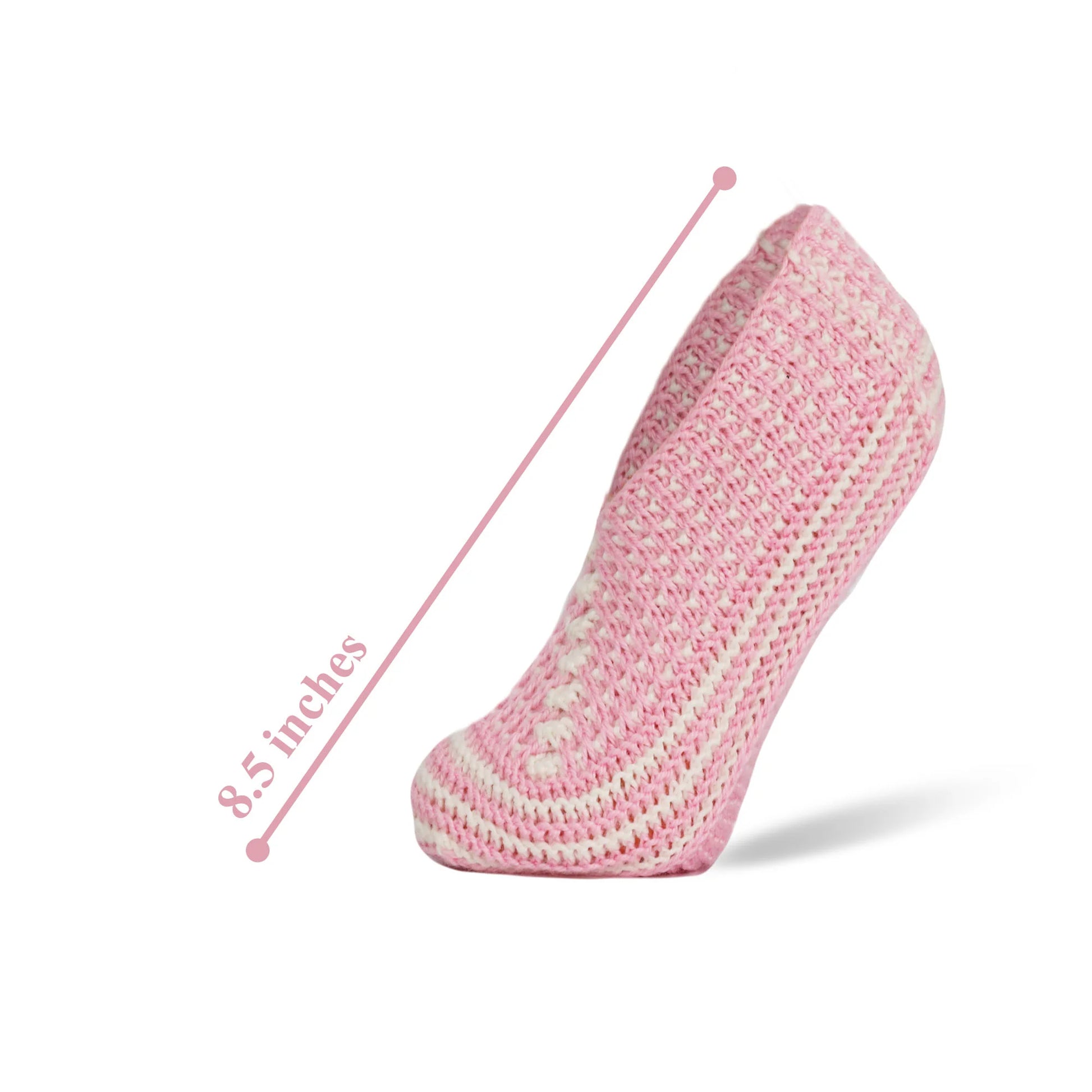 Crochet Hand Knit Slippers for Women Socks 1 Pair Shoe Size 5-7