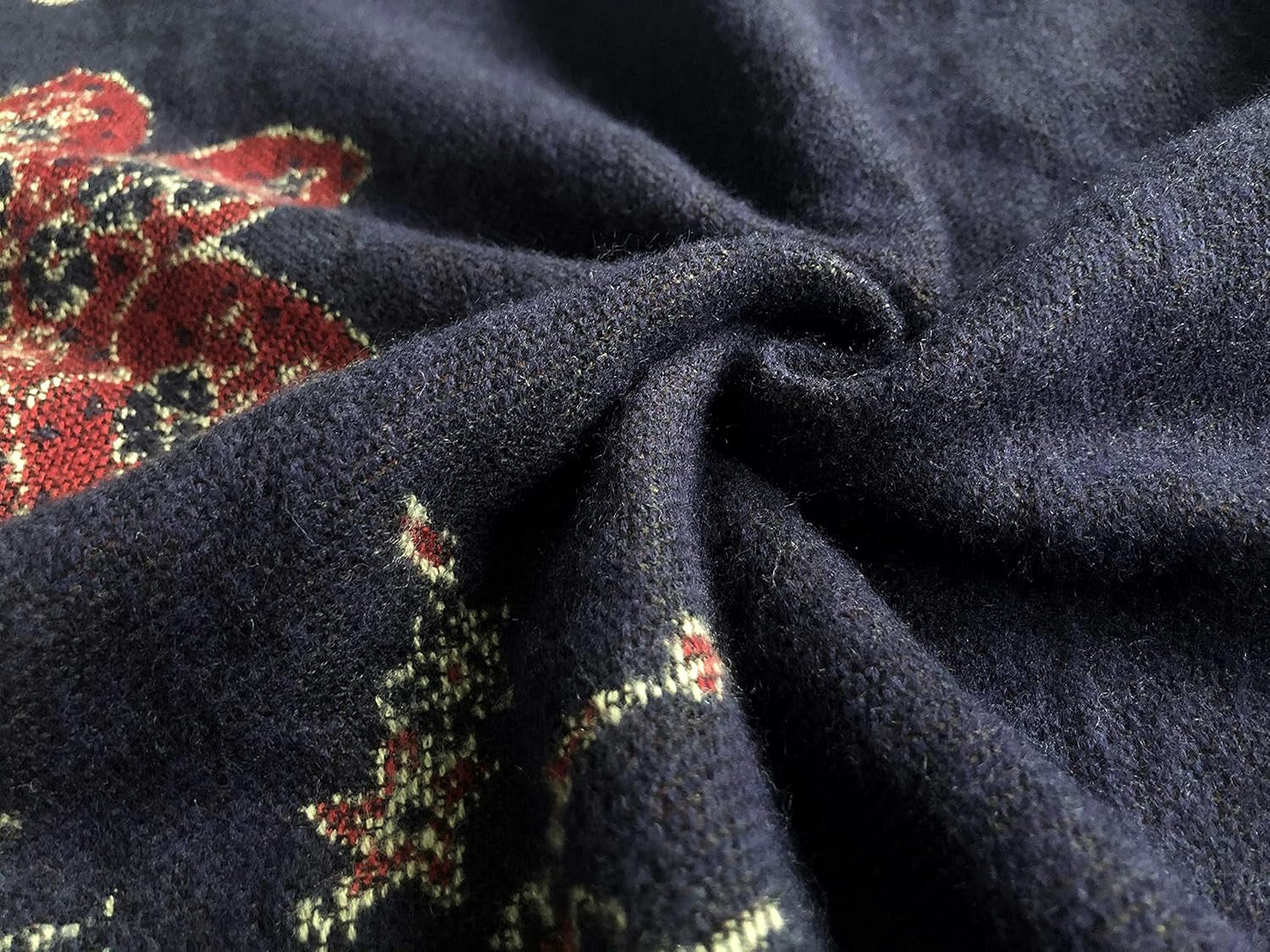 Women'S Color Block Shawl Wrap Open Front Poncho Cape