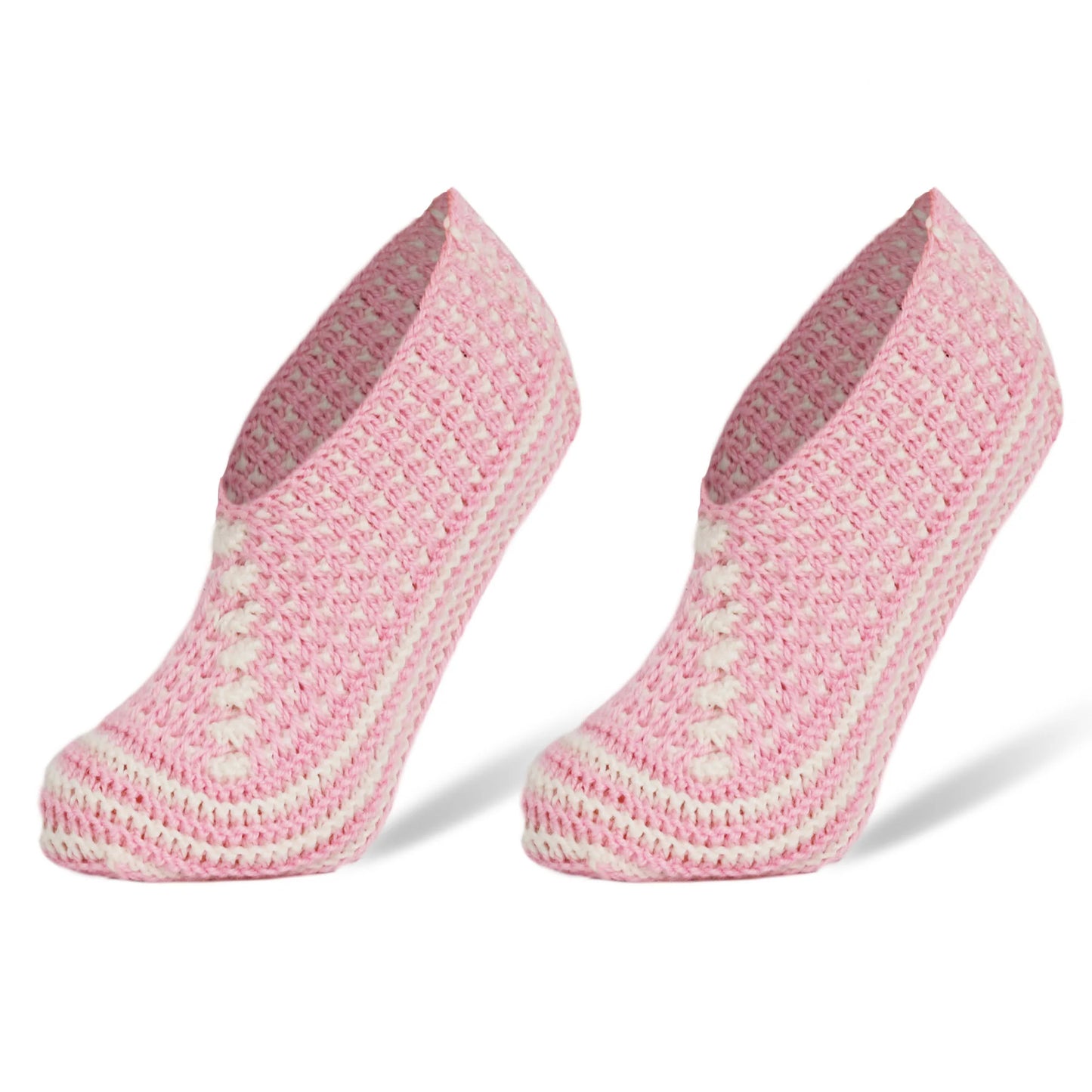 Crochet Hand Knit Slippers for Women Socks 1 Pair Shoe Size 5-7